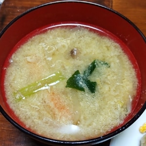 野菜たっぷり中華スープ